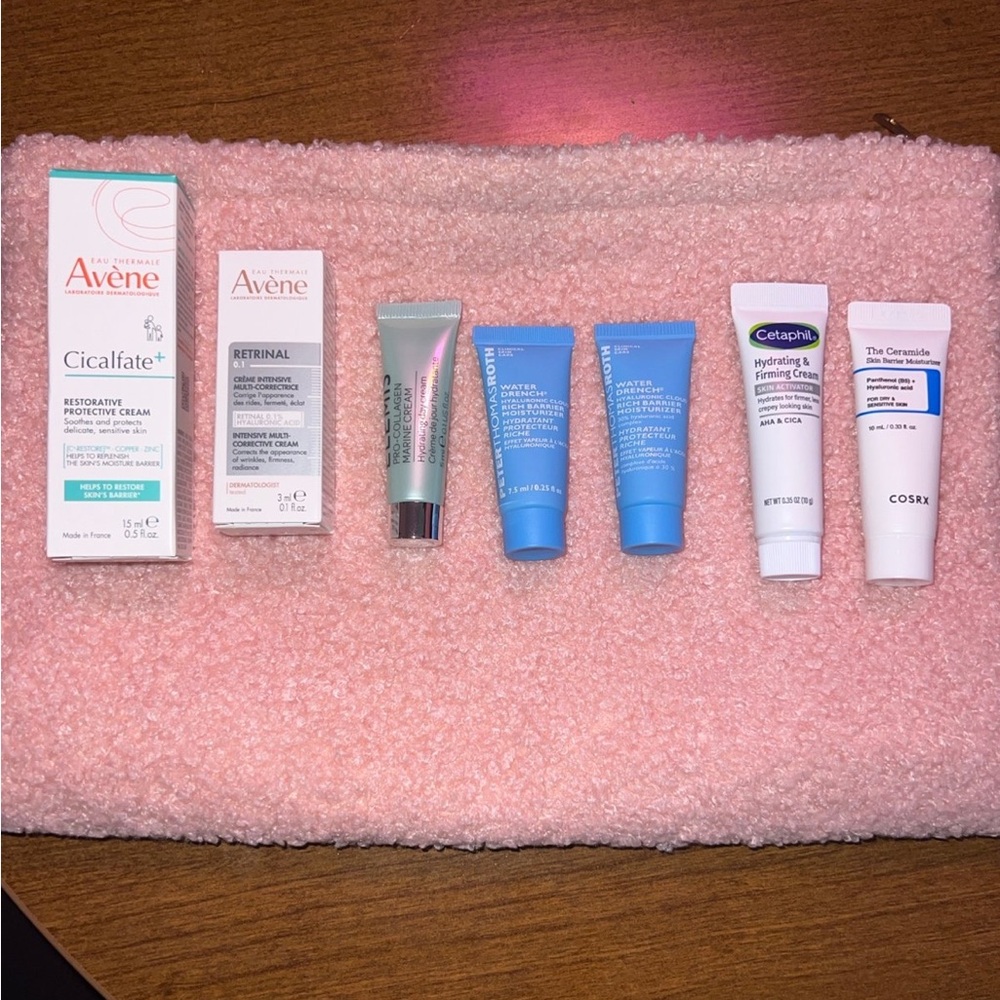 Skincare moisturizers/cream bundle (Avène, cetaphil, elemis, peter thomas roth)